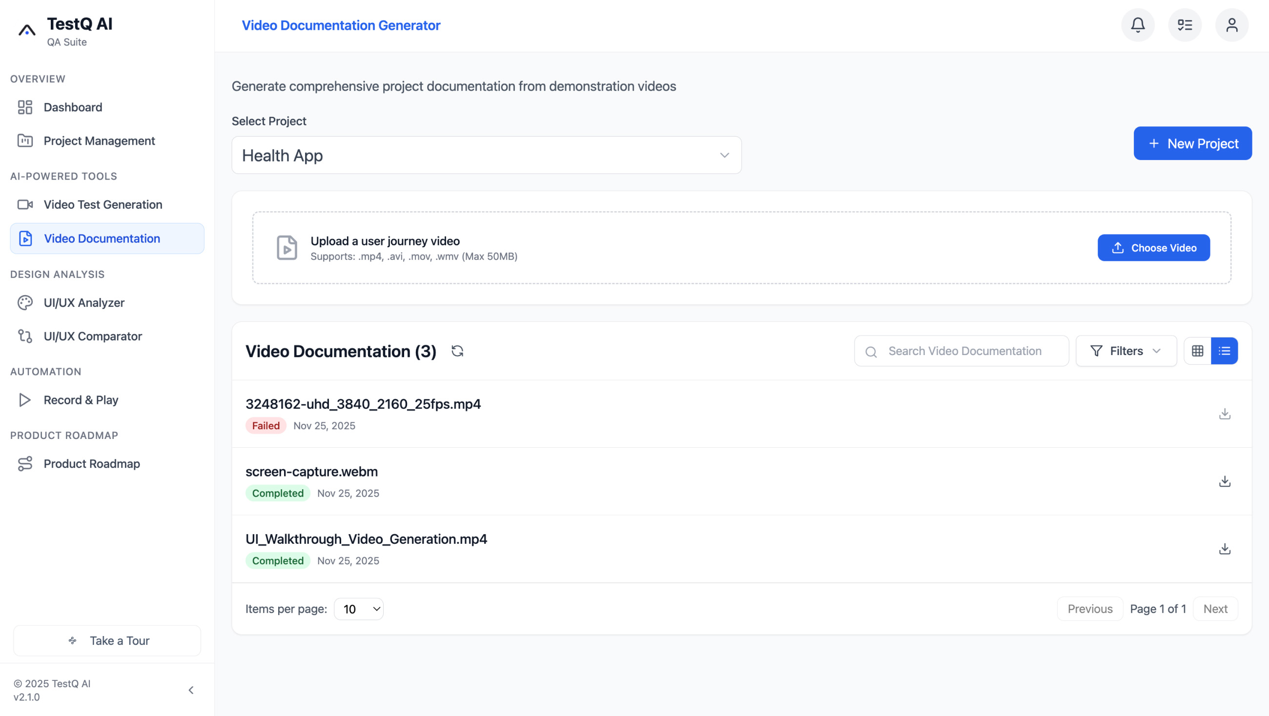 Dashboard - Instant Clarity On Your Testing Landscape