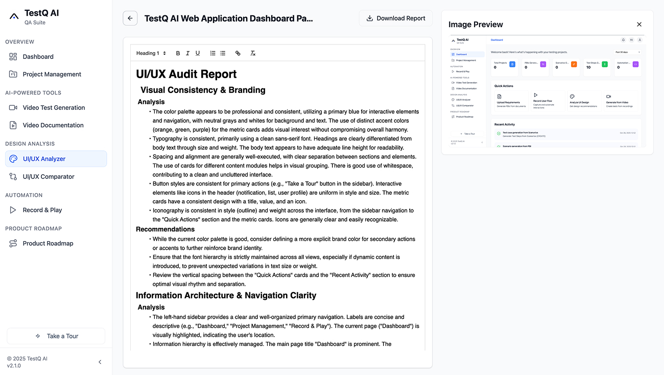 Get A Full UX Audit Generated For You